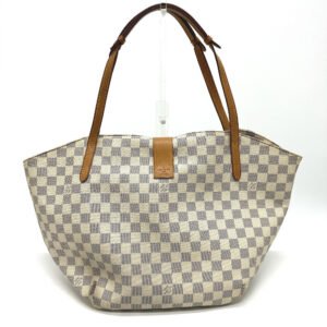 LOUIS VUITTON Shoulder Bag N41208 Damier Azur Canvas white Damier Azur Salina PM Women Used | AlmaBagz