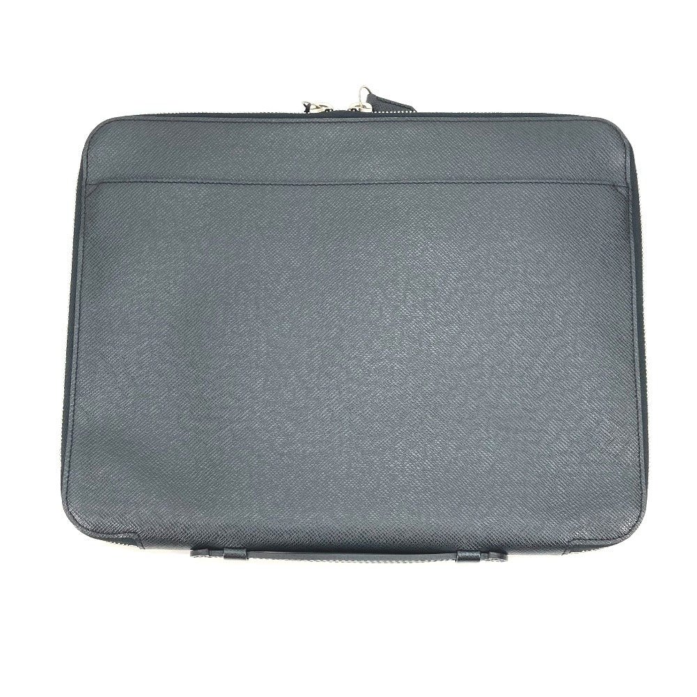 LOUIS VUITTON Business bag M32612 Taiga Leather black Taiga Vladimir mens Used | AlmaBagz