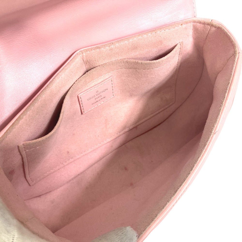 LOUIS VUITTON Shoulder Bag M51944 leather pink Crossbody New Wave Chain Bag MM | AlmaBagz - Image 10