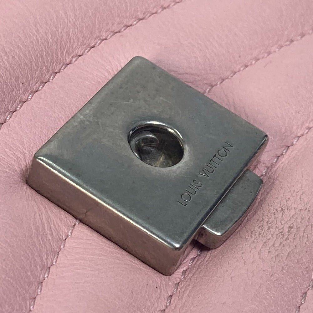 LOUIS VUITTON Shoulder Bag M51944 leather pink Crossbody New Wave Chain Bag MM | AlmaBagz - Image 14
