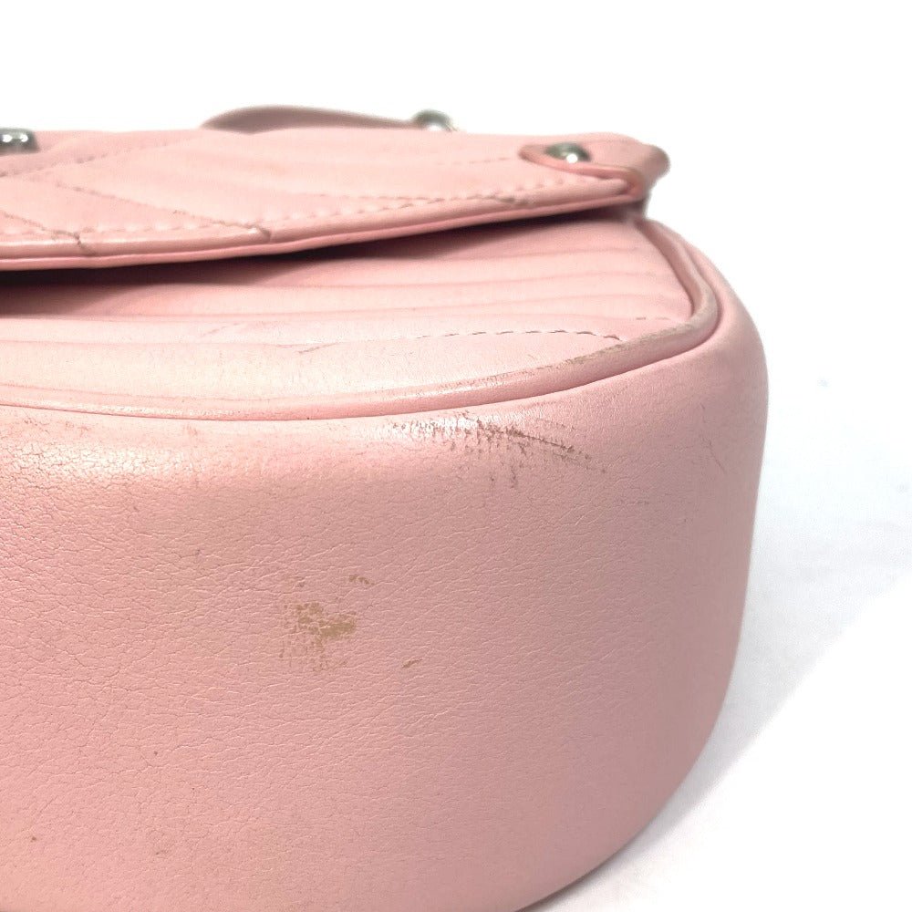 LOUIS VUITTON Shoulder Bag M51944 leather pink Crossbody New Wave Chain Bag MM | AlmaBagz - Image 6