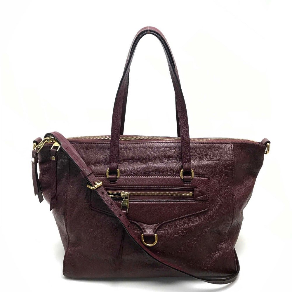 LOUIS VUITTON Shoulder Bag M93413 Monogram Ann Platt Leather Brown Monogram Ann Platt Remunize PM Women Used | AlmaBagz - Image 12