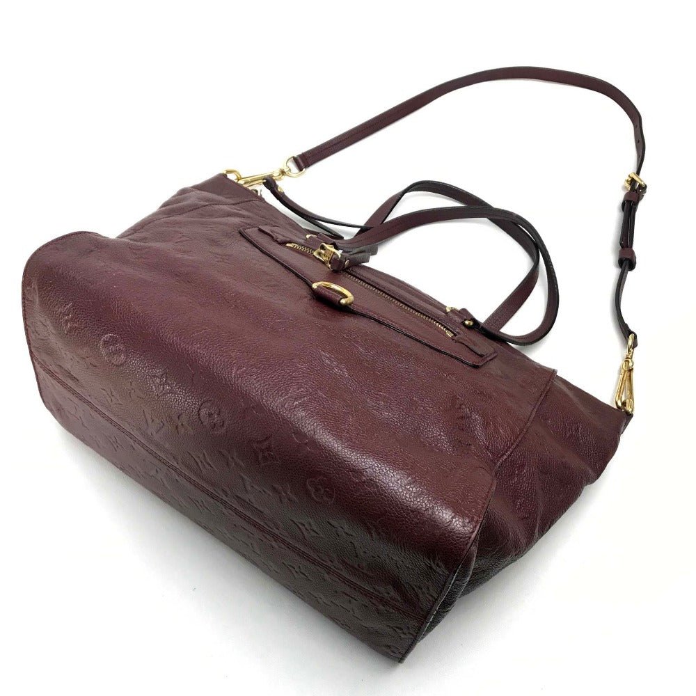 LOUIS VUITTON Shoulder Bag M93413 Monogram Ann Platt Leather Brown Monogram Ann Platt Remunize PM Women Used | AlmaBagz - Image 4