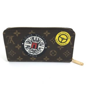 LOUIS VUITTON Long Wallet Purse M62149  Monogram canvas Brown Monogram sticker Zippy Wallet World Tour Women Used | AlmaBagz