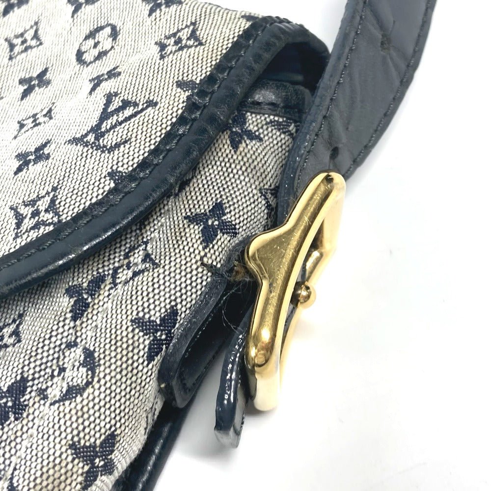 LOUIS VUITTON Shoulder Bag M92670 Monogram mini canvas Navy Monogram mini Belanger Women Used | AlmaBagz - Image 10