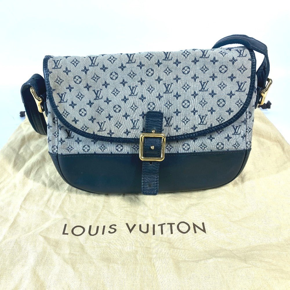 LOUIS VUITTON Shoulder Bag M92670 Monogram mini canvas Navy Monogram mini Belanger Women Used | AlmaBagz - Image 12