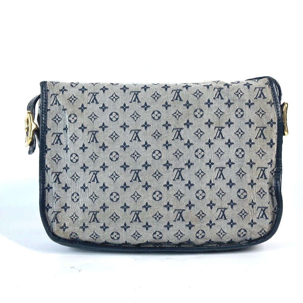 LOUIS VUITTON Shoulder Bag M92670 Monogram mini canvas Navy Monogram mini Belanger Women Used | AlmaBagz