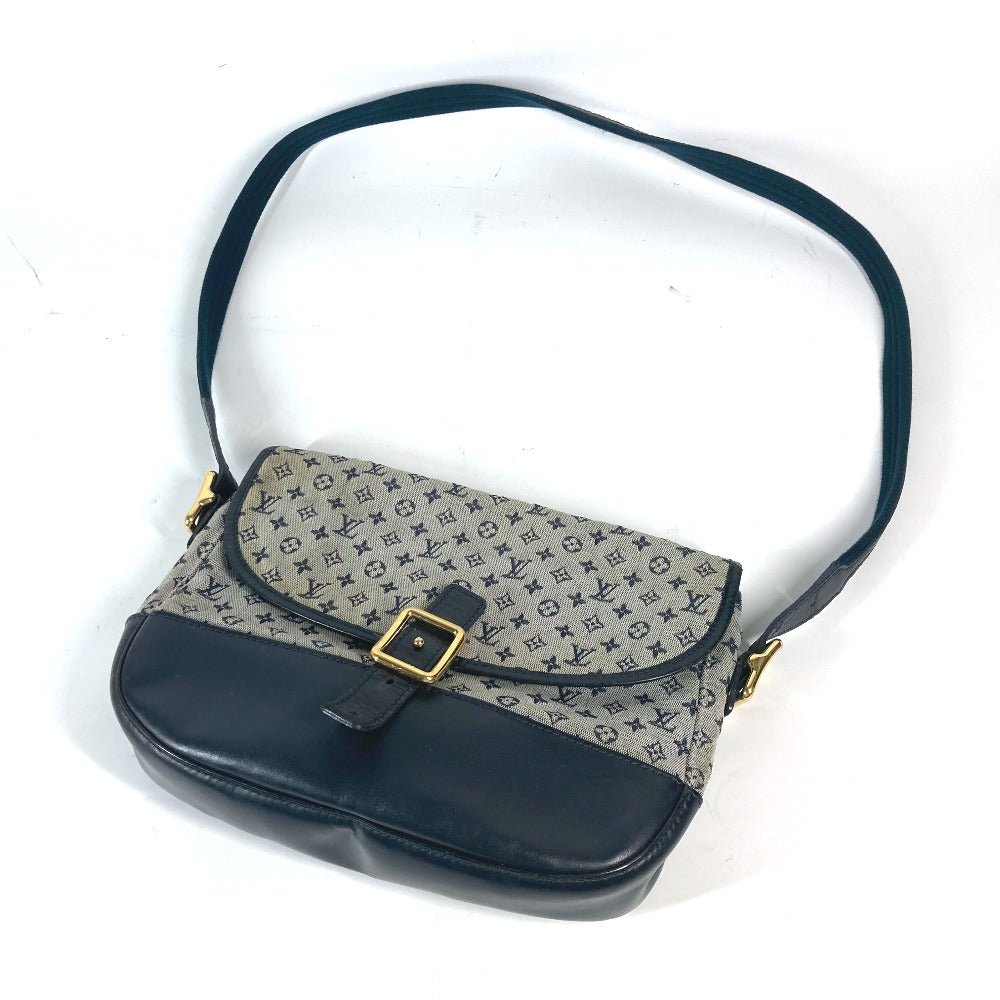 LOUIS VUITTON Shoulder Bag M92670 Monogram mini canvas Navy Monogram mini Belanger Women Used | AlmaBagz - Image 8