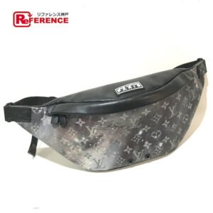 LOUIS VUITTON Sling bag M44444 Monogram Galaxy Canvas black Monogram Galaxy Discovery Bum Bag mens Used | AlmaBagz
