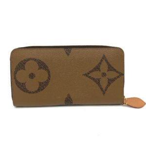 LOUIS VUITTON Long Wallet Purse ‚l67687 Monogram reverse canvas Brown Monogram Giant Women Used | AlmaBagz