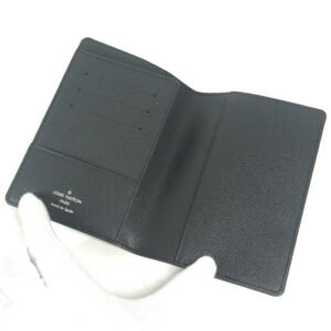 LOUIS VUITTON passport case N60040 Damier Grafitto Canvas black Damier Graphite Column Couverture passport | AlmaBagz