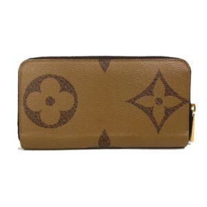 LOUIS VUITTON Long Wallet Purse M69353 Monogram giant canvas Brown Monogram Giant Zippy wallet Women Used | AlmaBagz