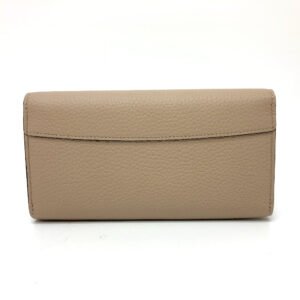 LOUIS VUITTON Long Wallet Purse M61249 Taurillon Clemence Leather beige Portefeuille Capsine Women Used | AlmaBagz