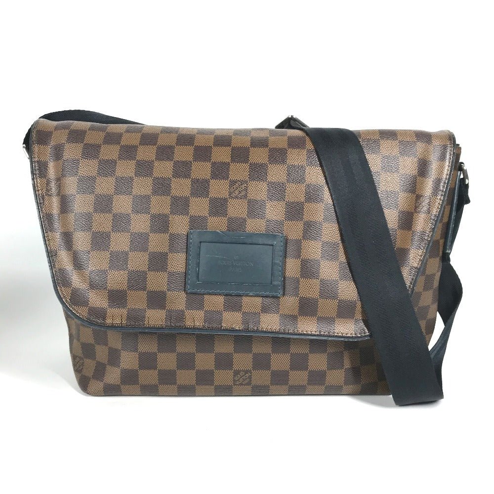 LOUIS VUITTON Shoulder Bag N41254 Damier canvas Brown Damier Flap Sprinter MM | AlmaBagz - Image 15