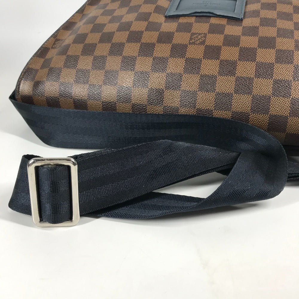 LOUIS VUITTON Shoulder Bag N41254 Damier canvas Brown Damier Flap Sprinter MM | AlmaBagz - Image 13