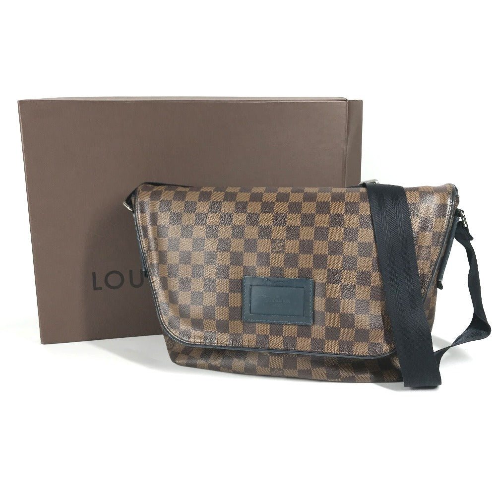 LOUIS VUITTON Shoulder Bag N41254 Damier canvas Brown Damier Flap Sprinter MM | AlmaBagz - Image 14