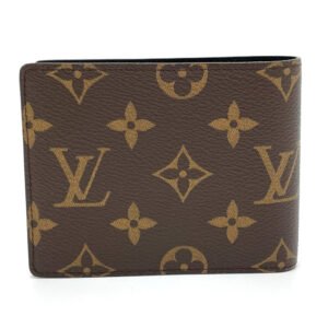 LOUIS VUITTON Folded wallet Monogram canvas Brown Animal Monogram Portefeuille Slender NM | AlmaBagz