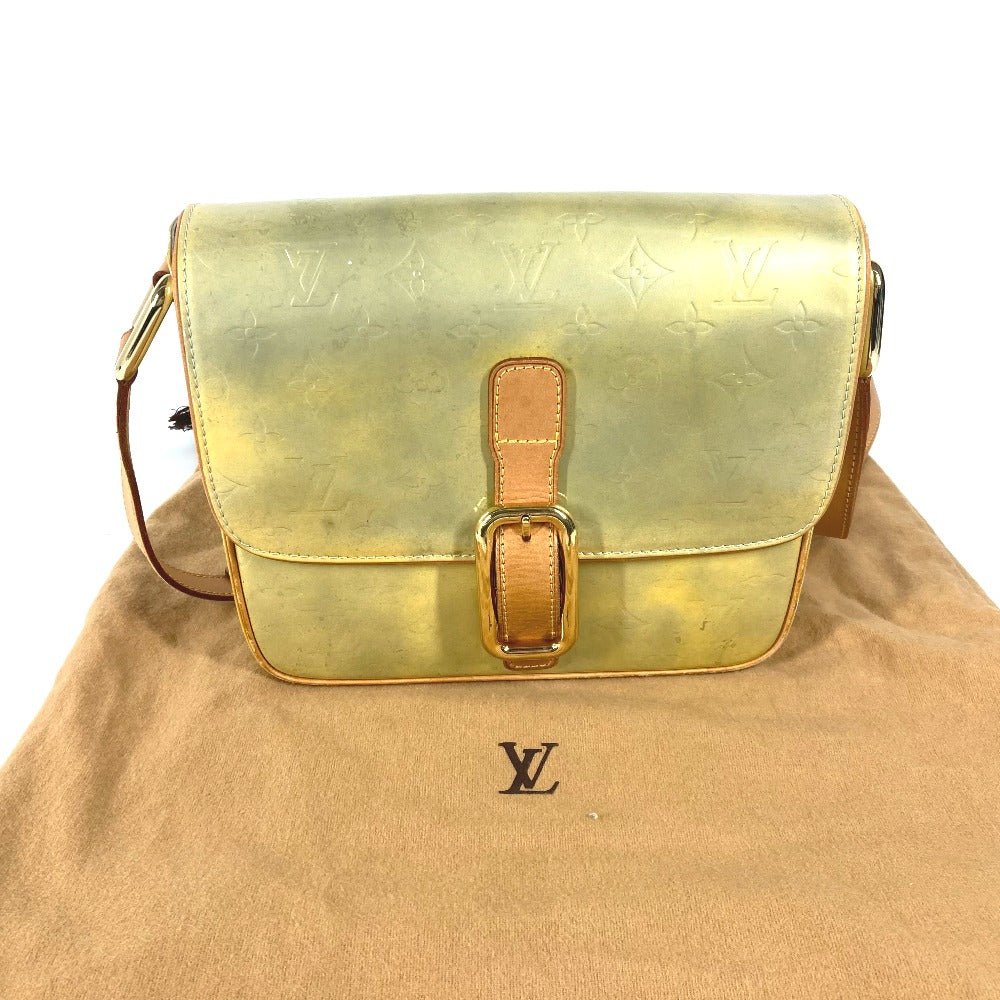 LOUIS VUITTON Shoulder Bag M91148 Monogram Vernis gray Monogram Vernis Christie GM Women Used | AlmaBagz - Image 7