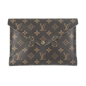 LOUIS VUITTON Clutch bag M62034 Monogram canvas Brown Monogram Pochette Kirigami | AlmaBagz