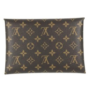 LOUIS VUITTON Clutch bag M62034 Monogram canvas Brown Monogram Pochette Kirigami | AlmaBagz