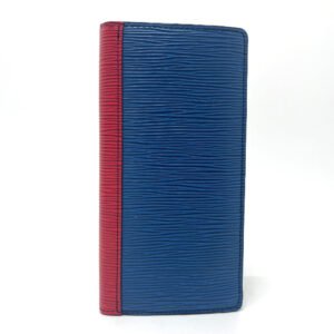 LOUIS VUITTON Long Wallet Purse M68718 Epi Leather Blue x red x green Epi Portefeuille Brother NM Women(Unisex) Used | AlmaBagz