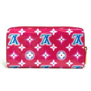 LOUIS VUITTON Long Wallet Purse M81154 Monogram Vernis pink Monogram Vernis Zippy wallet Women Used | AlmaBagz