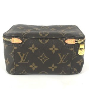 LOUIS VUITTON Pouch M43688 Monogram canvas Brown Monogram Cube de Langemont PM | AlmaBagz