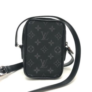 LOUIS VUITTON Shoulder Bag M45928 Monogram Eclipse Canvas black Danube PPM Trunk Print | AlmaBagz