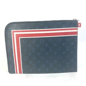 LOUIS VUITTON Clutch bag M61679 Canvas / Monogram Cobalt Canvas Navy Monogram Cobalt Pochette Jules GM mens Used | AlmaBagz