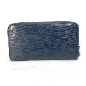 LOUIS VUITTON Long Wallet Purse M62644 Epi Leather Navy travel case long wallet Zippy Organizer NM mens Used | AlmaBagz