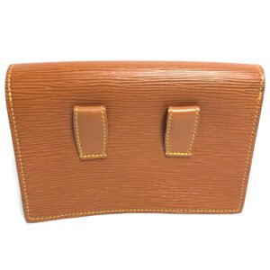 LOUIS VUITTON Pouch M52603 Epi Leather Brown Epi Santure Tilsit | AlmaBagz
