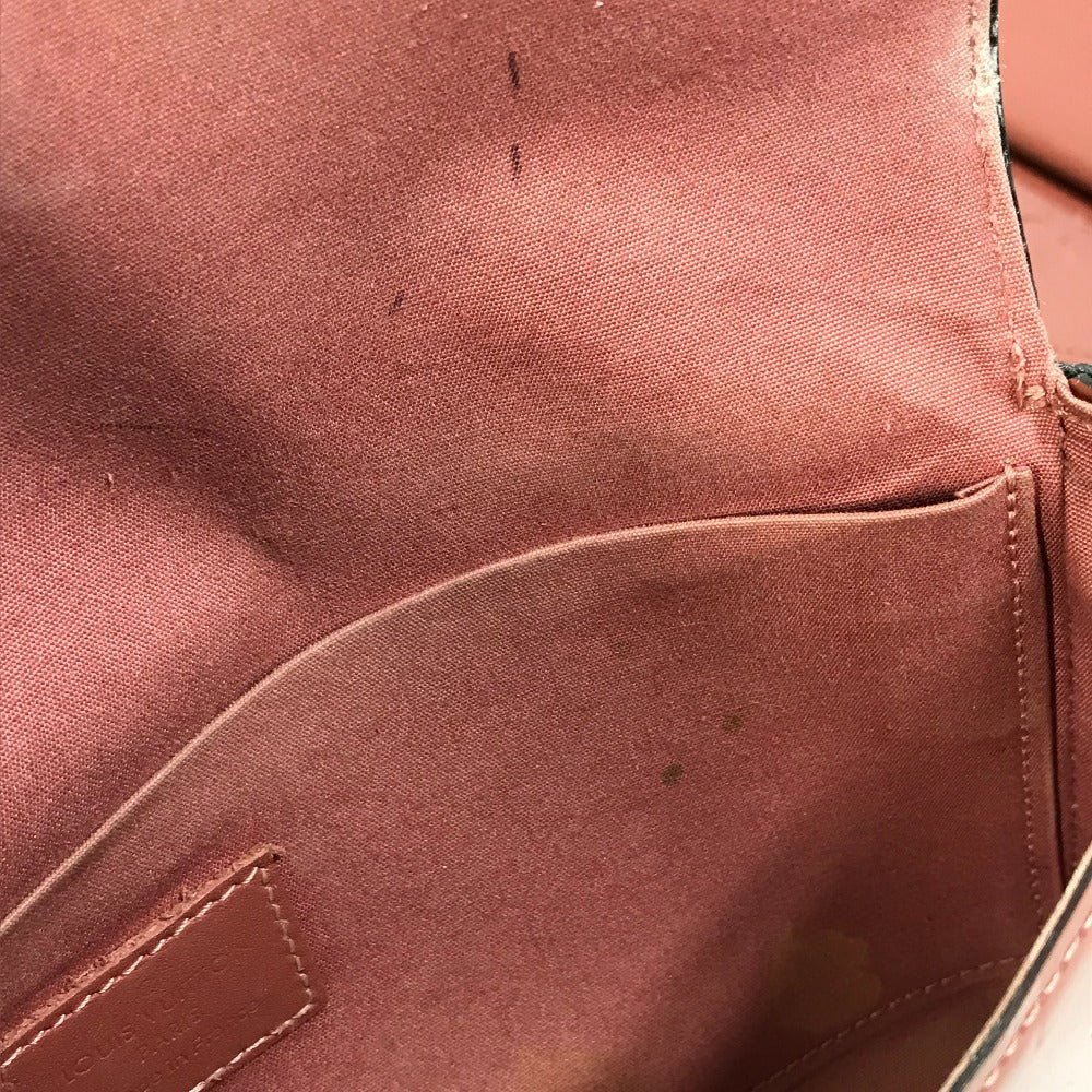 LOUIS VUITTON Shoulder Bag M62767 Patent leather pink Monogram Vernis Pochette Felice Women Used | AlmaBagz - Image 14