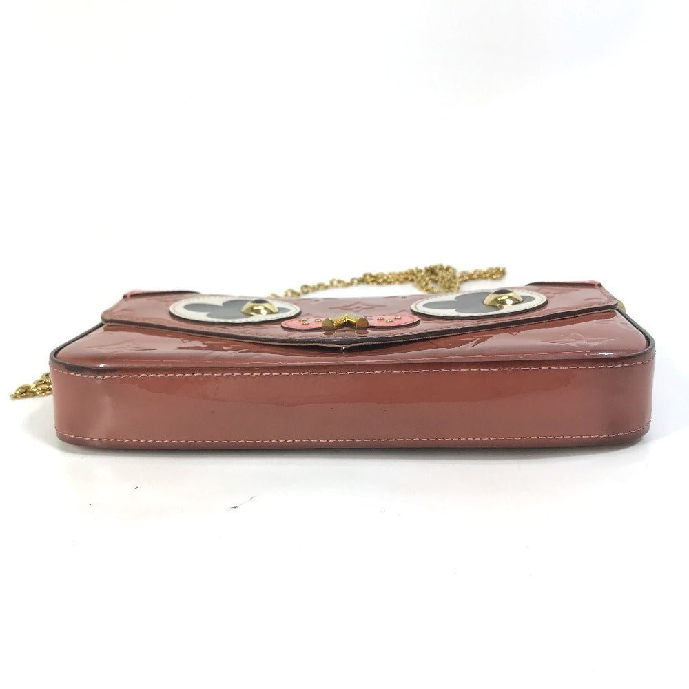 LOUIS VUITTON Shoulder Bag M62767 Patent leather pink Monogram Vernis Pochette Felice Women Used | AlmaBagz - Image 2