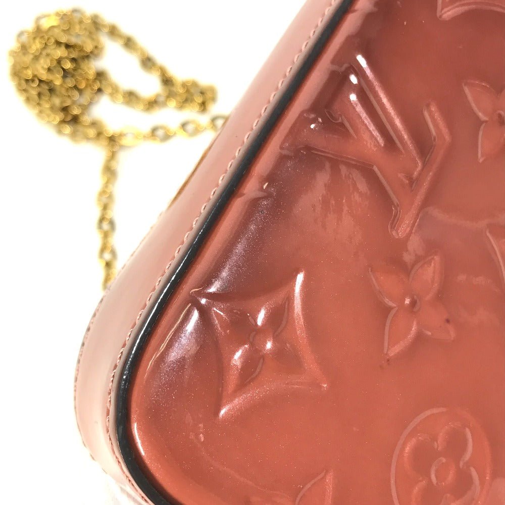 LOUIS VUITTON Shoulder Bag M62767 Patent leather pink Monogram Vernis Pochette Felice Women Used | AlmaBagz - Image 5