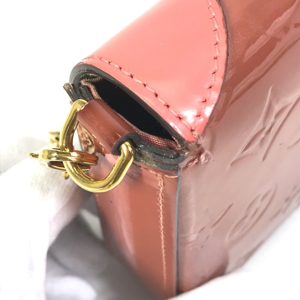 LOUIS VUITTON Shoulder Bag M62767 Patent leather pink Monogram Vernis Pochette Felice Women Used | AlmaBagz - Image 7
