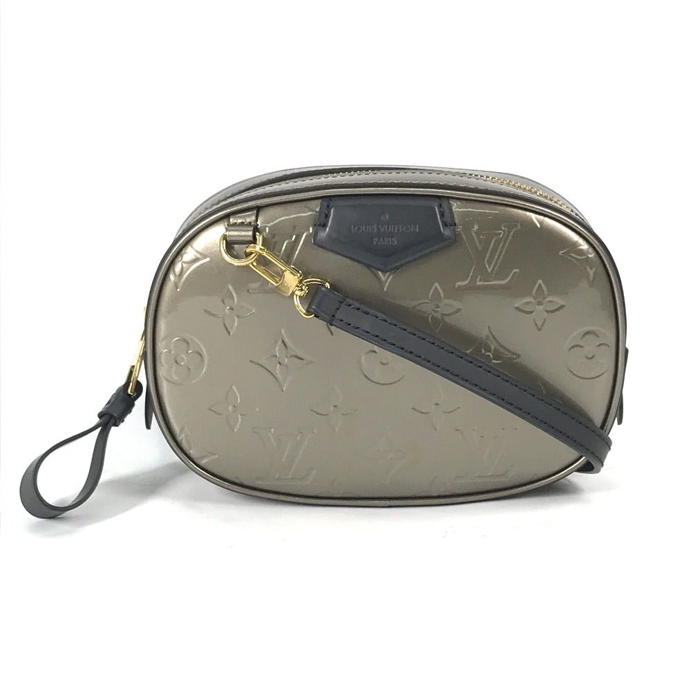 LOUIS VUITTON Shoulder Bag M90510 Monogram Vernis gray Monogram Vernis Belt bag Sling bag Women Used | AlmaBagz - Image 14