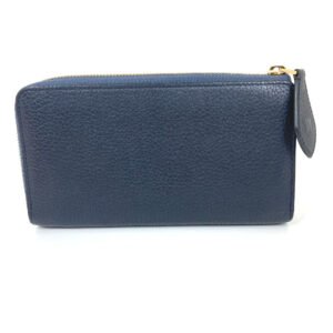 LOUIS VUITTON Long Wallet Purse M68582 Taurillon Clemence Leather Navy Long wallet Portefeuille comet Women Used | AlmaBagz
