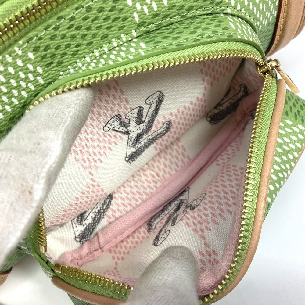 LOUIS VUITTON Shoulder Bag N40635 , Damier Golf Canvas green Damier Golf Mini Golf Bag | AlmaBagz - Image 14