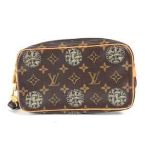 LOUIS VUITTON business bag M61323 Monogram canvas Brown Monogram Christopher Nemeth Pochette Volga | AlmaBagz