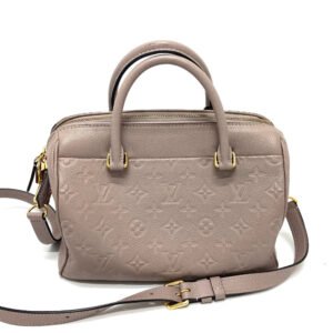 LOUIS VUITTON Boston Duffel bag M42400 Monogram Ann Platt Leather beige Speedy bandouliere25 | AlmaBagz