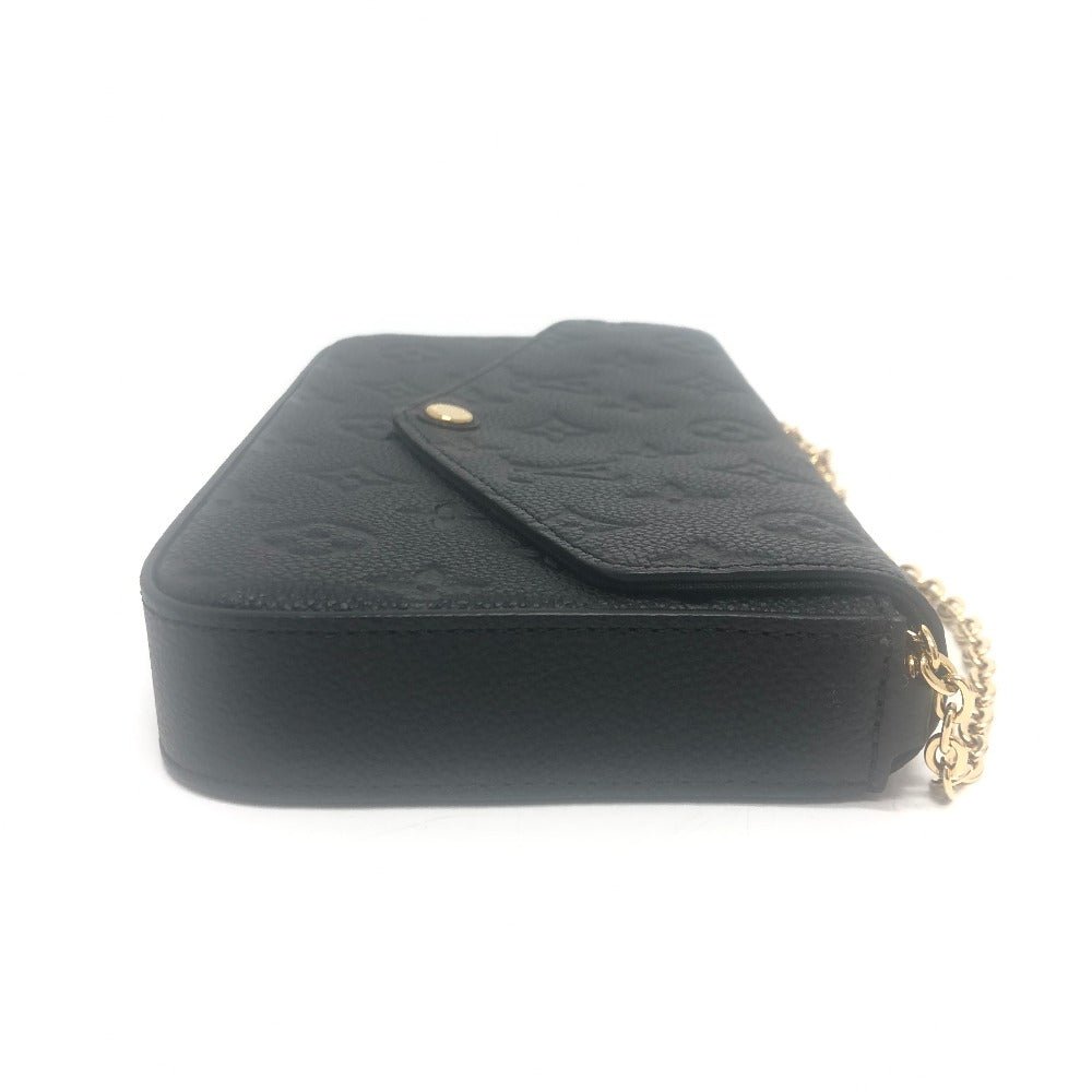 LOUIS VUITTON Shoulder Bag M82477 Monogram Ann Platt Leather black Pochette Felice Women Used | AlmaBagz - Image 3