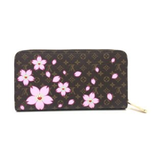 LOUIS VUITTON Long Wallet Purse M13433 Monogram canvas Brown Takashi Murakami monogram LV × TM Zippy Wallet | AlmaBagz