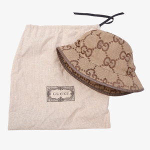 Gucci Womens GG Canvas Bucket Hat Camel | AlmaBagz