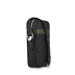 Louis Vuitton Danube Slim PM Black/Khaki | AlmaBagz