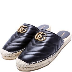Gucci Marmont Espadrille Slides Size 37.5 | AlmaBagz