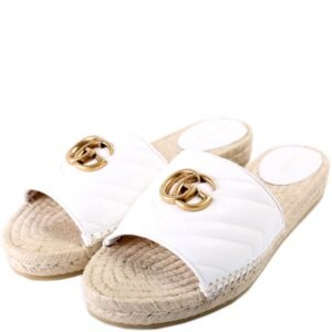 Gucci Marmont Espadrille Slides Size 39.5 | AlmaBagz