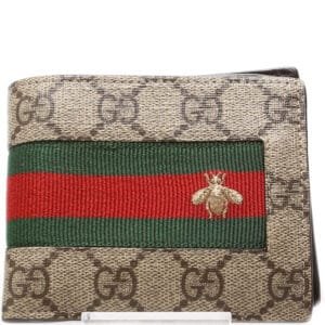 Gucci Supreme Web Bee Wallet 408827 | AlmaBagz