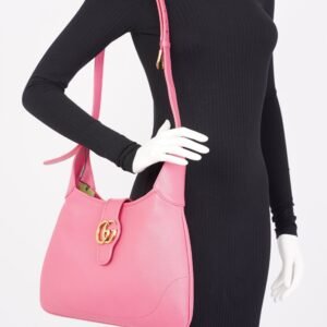 Gucci Aphrodite Pink Leather Medium | AlmaBagz