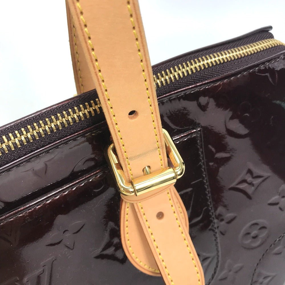 LOUIS VUITTON Shoulder Bag M93510 Patent leather wine-red Monogram Vernis Rosewood Avenue Women Used | AlmaBagz - Image 5