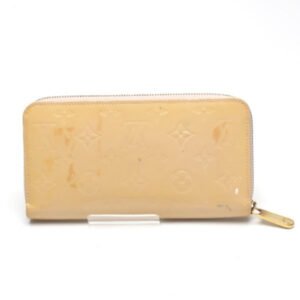 LOUIS VUITTON Long Wallet Purse M90076 Monogram Vernis Rose Angelique Zip Around Vernis Zippy wallet Women Used | AlmaBagz